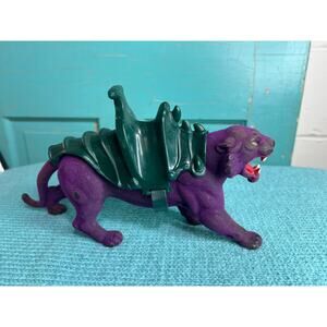 Masters of the Universe Battle cat purple panther with saddle